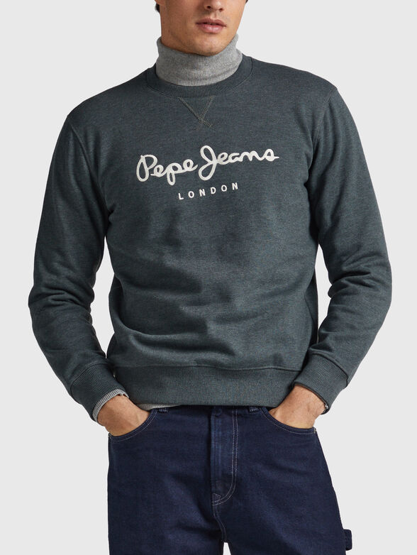 NOUVEL sweatshirt with contrasting logo embroidery - 1