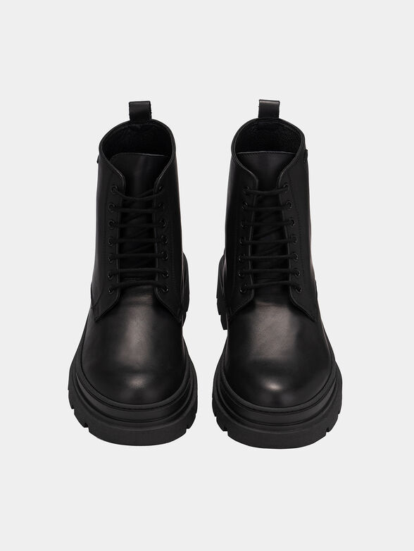 Leather ankle boots - 5