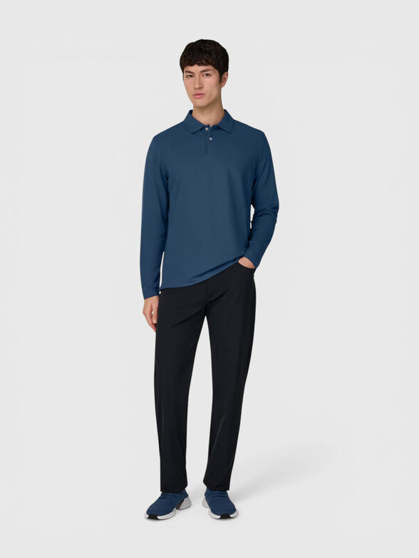 Straight-leg trouser in dark blue - 4