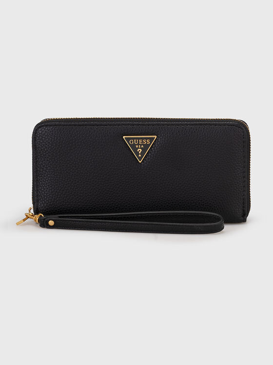 Large wallet with triangular logo accent - 1
