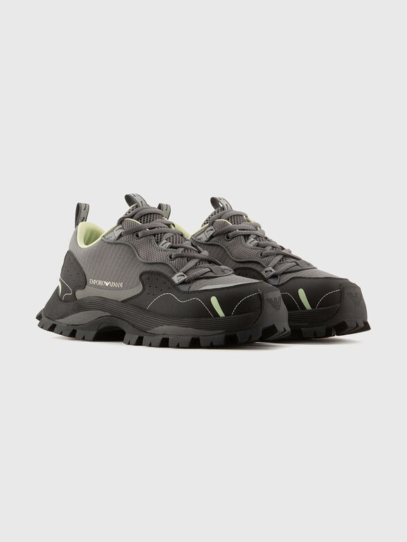 Black sneakers with logo detail - 2
