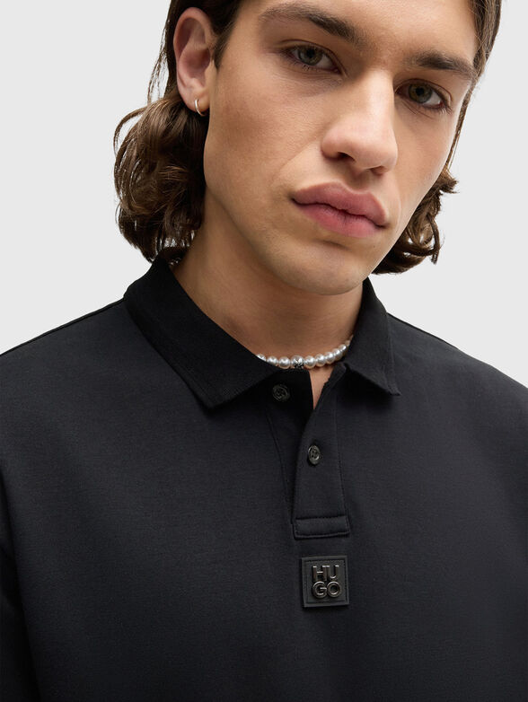 DEABONO polo shirt in black - 4