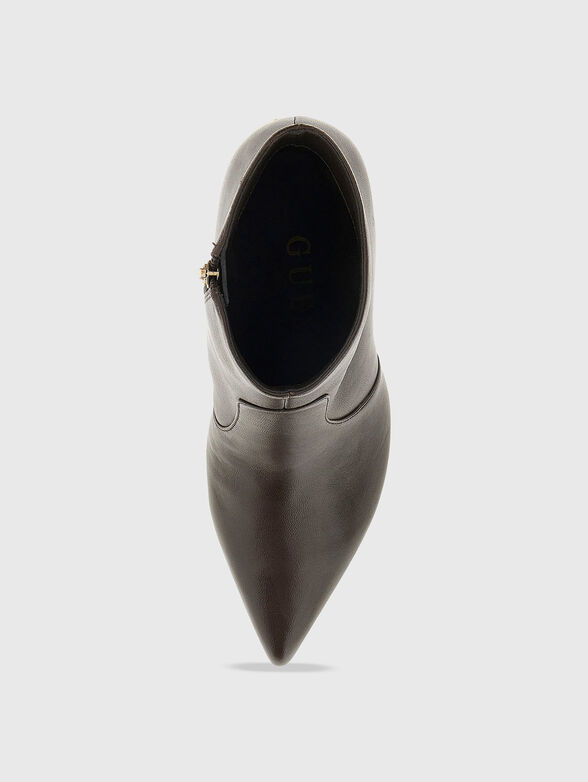 FRENKIE leather heeled boots - 4