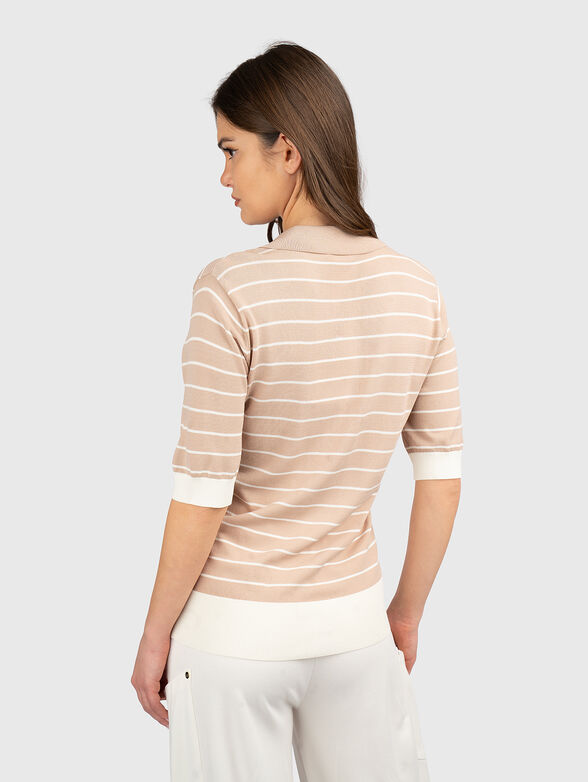 Viscose blend polo shirt - 3