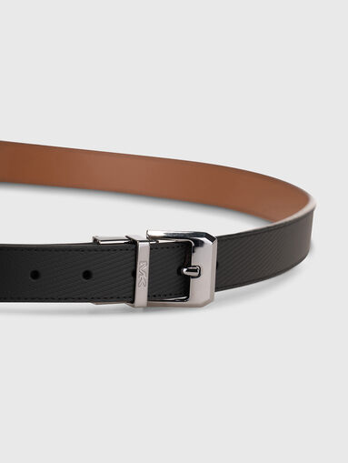 Reversible leather belt - 4