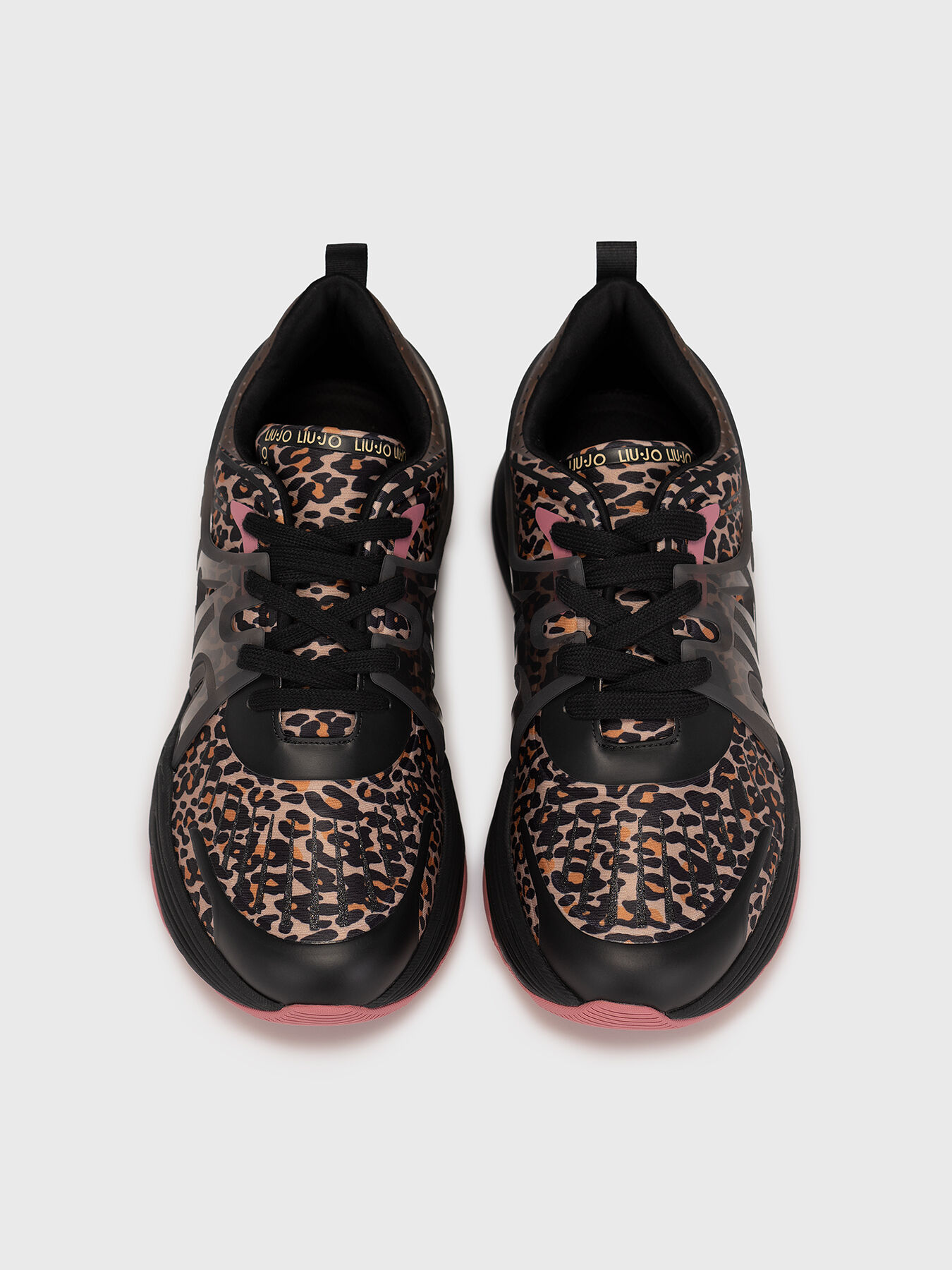 Sports shoes 12:12 01 with leopard print brand LIU JO