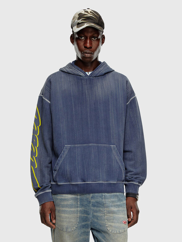 S-BOXT-HOOD-Q2 sweatshirt with accent logo  - 4