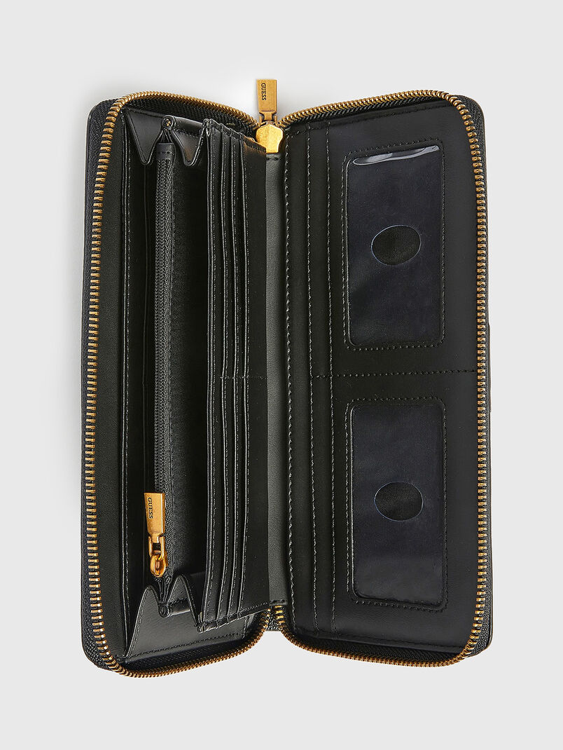GINEVRA black purse with 4G logo details - 3