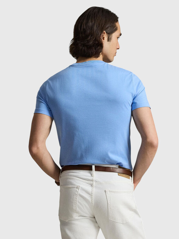 Cotton T-shirt with a round neckline - 3