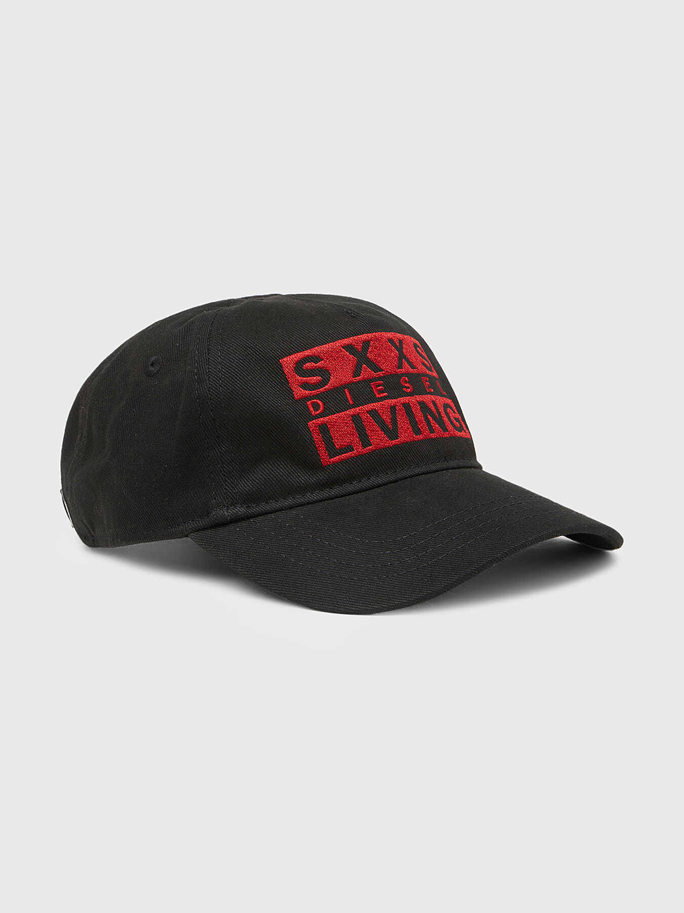 【新品未使用】DIESEL C-SUX HAT キャップ 黒 C-SUX baseball cap with embroidery brand DIESEL