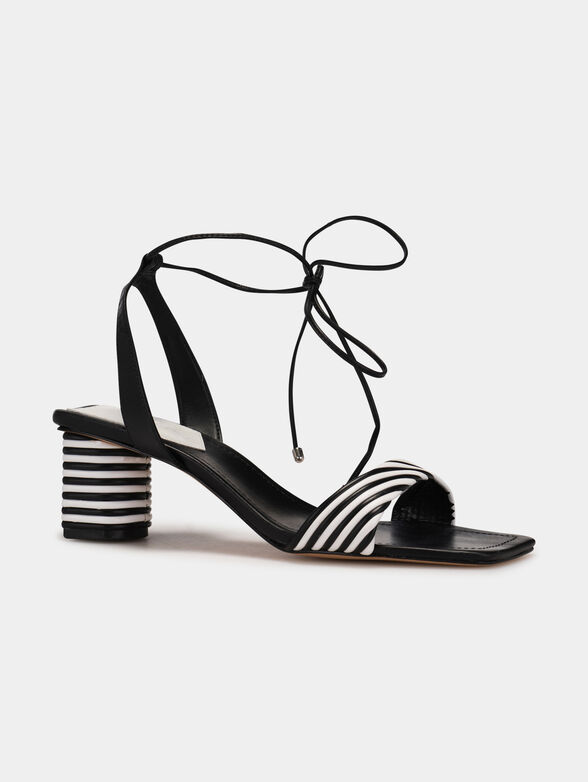 Black heeled sandals - 2