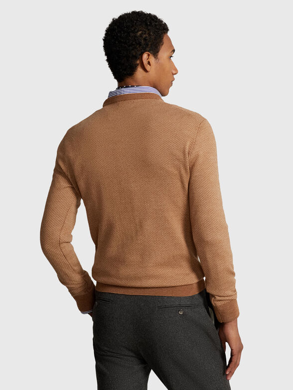 Wool sweater with embroidery  - 3