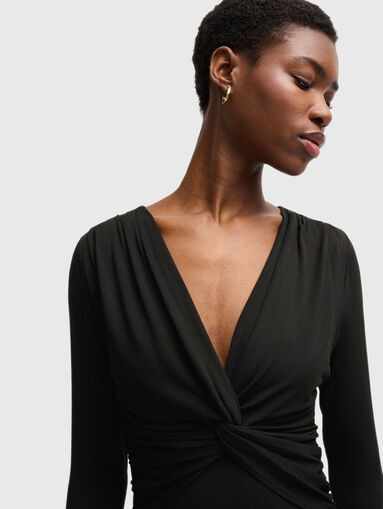 EULO midi dress with long sleeves - 3