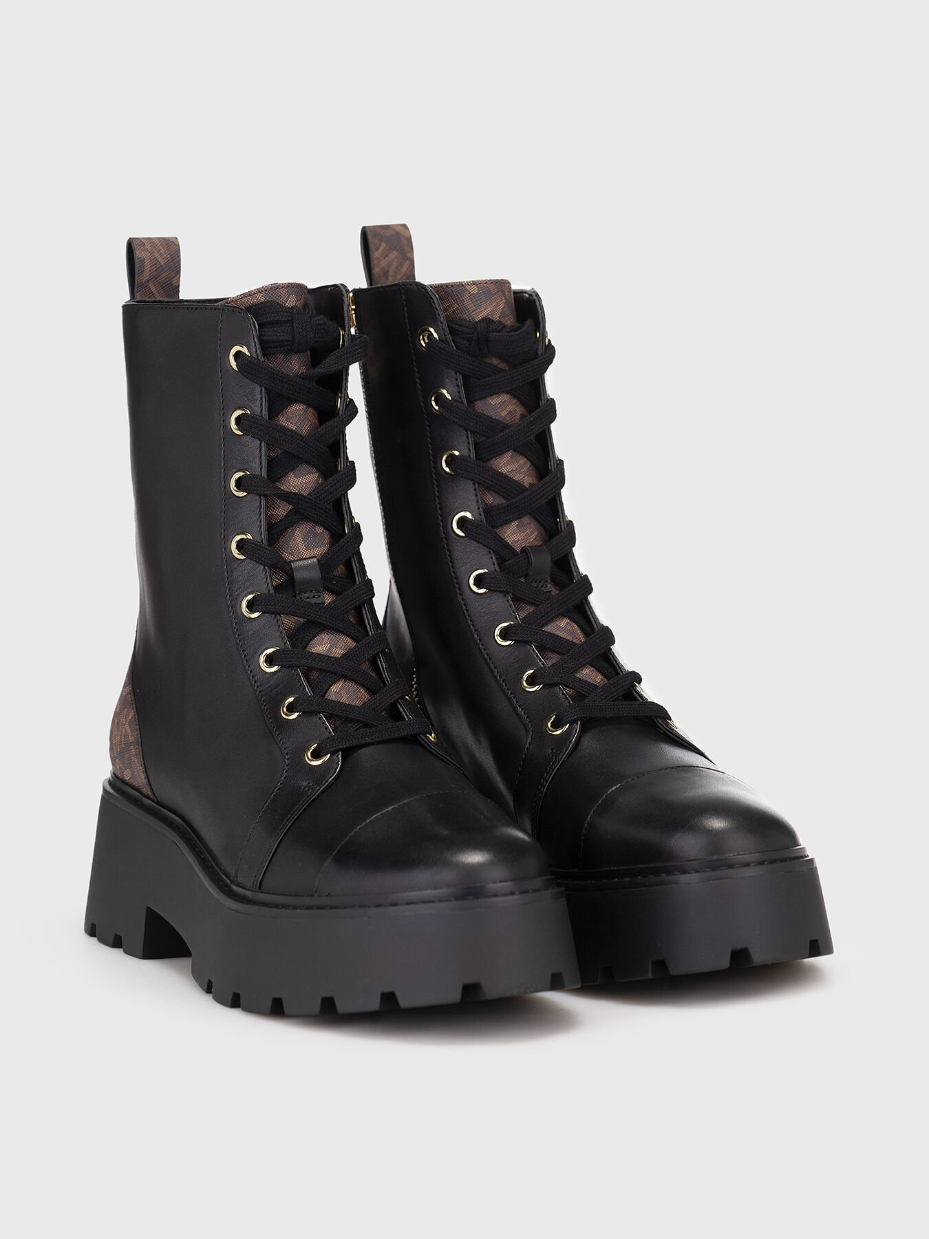 BLAKE monogram leather boots brand MICHAEL KORS Globalbrandsstore en