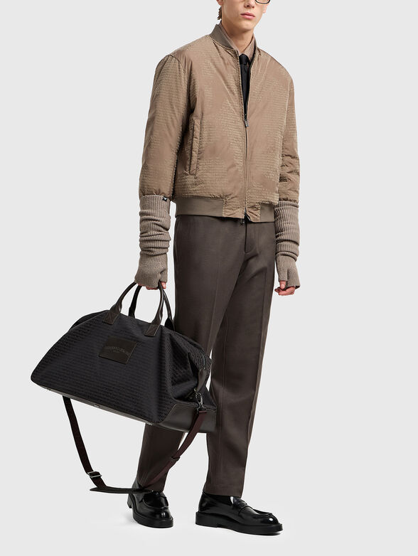 Monogram down bomber jacket - 2