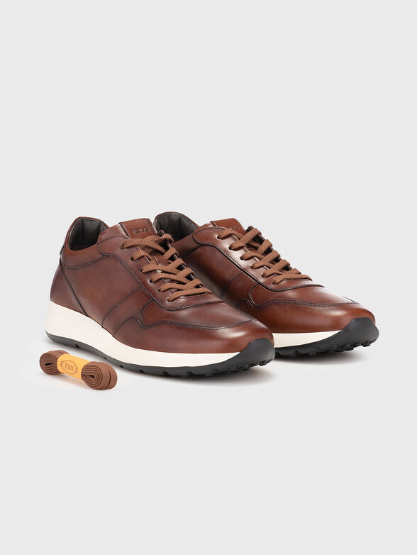 Leather sneakers - 1