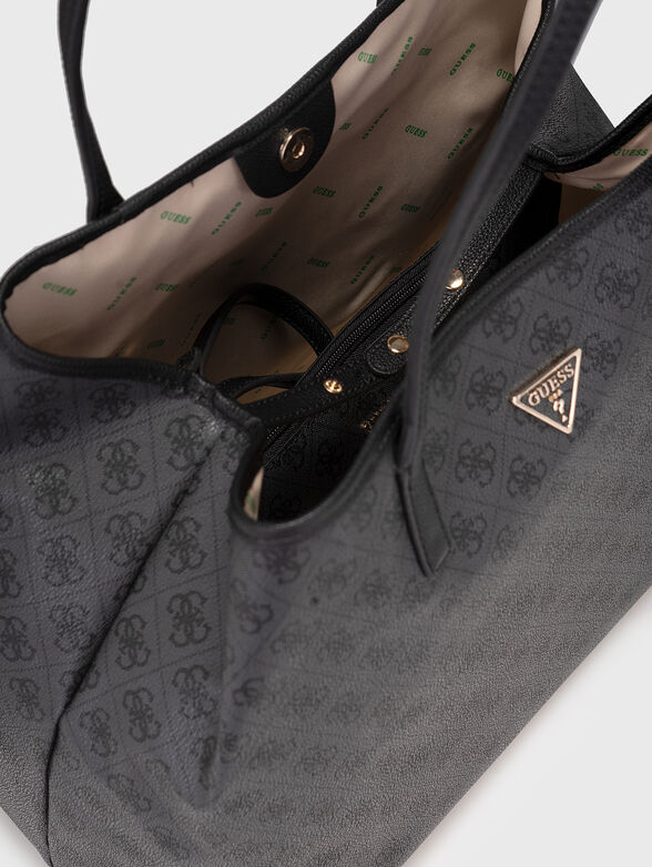 VICTTORIA large bag with tote bag and monogram print - 6