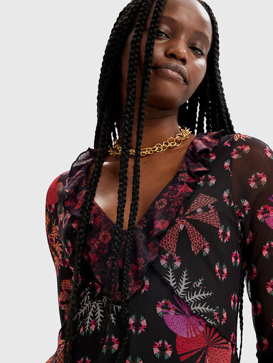 Dress SHARON with floral print - 5
