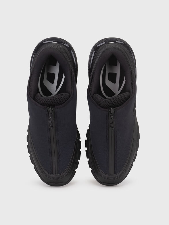 Black sneakers with zip - 6