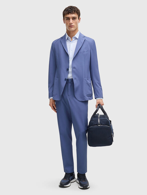 Slim shirt with geometric print - 2