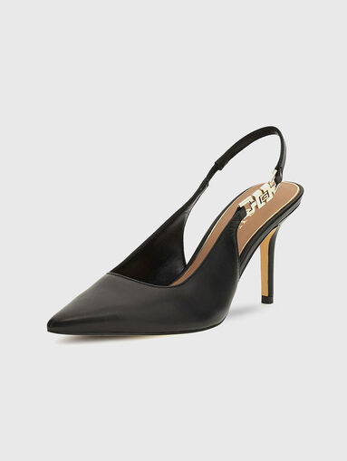 NASSHA4 leather high heeled shoes - 3