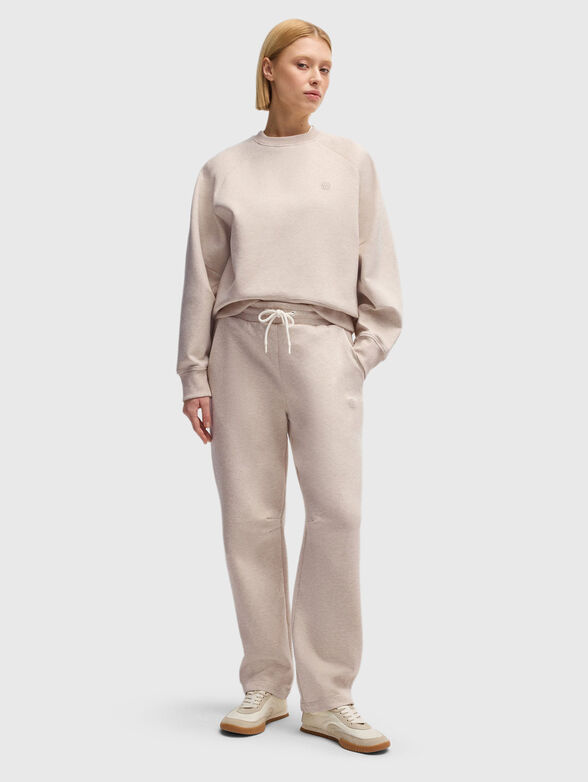 EVRENI cotton sweatshirt with logo - 1