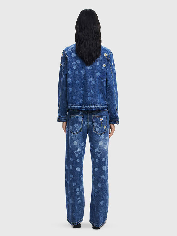 DAISY printed denim jacket - 3