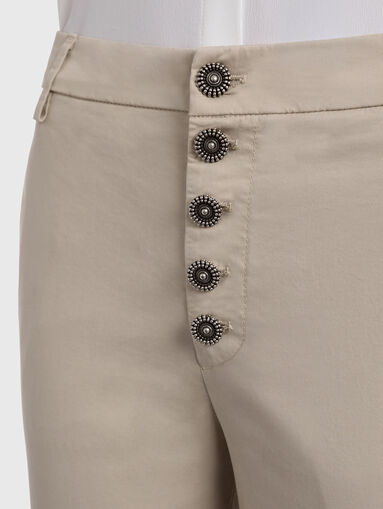 NIMA pants with accent buttons - 4
