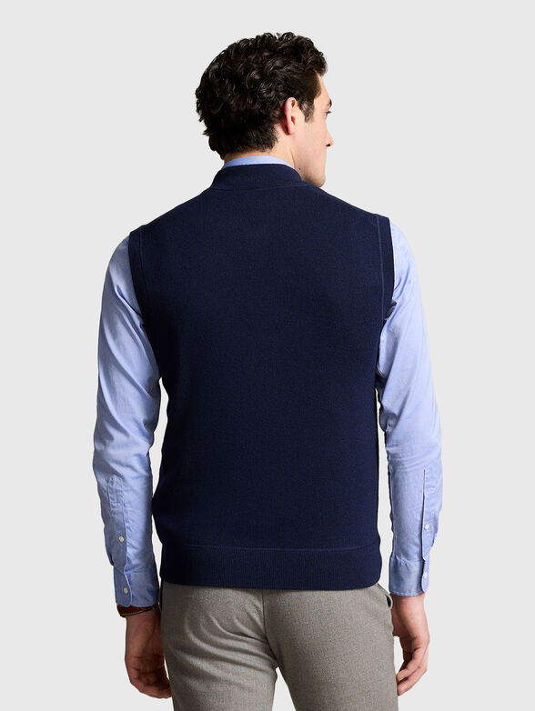 Wool vest with zip - 2