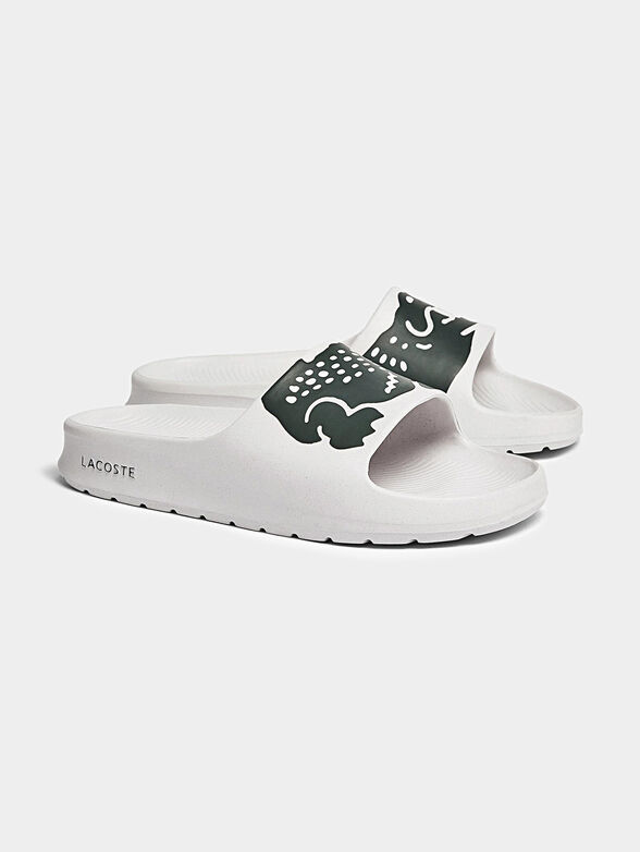 CROCO 2.00721 balck slippers with logo - 1
