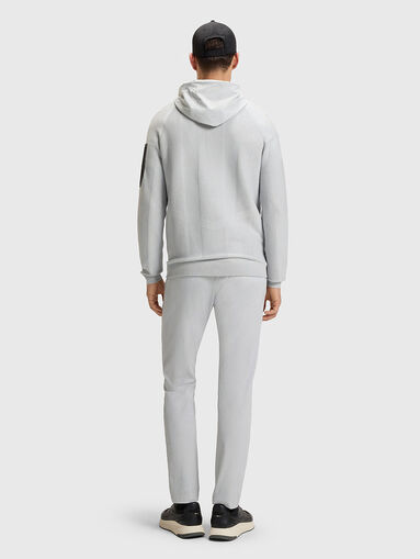 Sweatshirt with hood and zip - 3