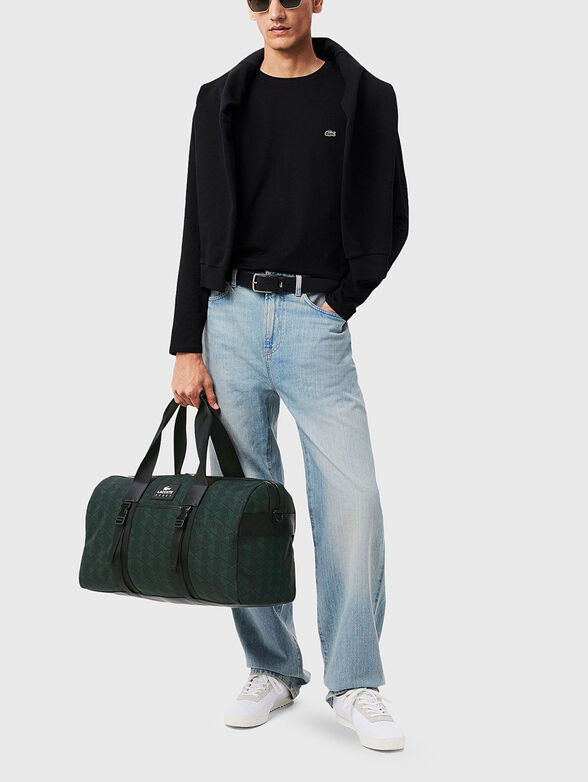 Duffel bag with monogram print - 2