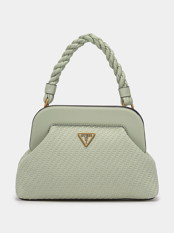 Кросбоди чанта HASSIE в бледозелен цвят - 1