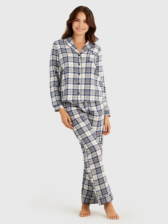CAT PUCCINO pyjamas set with checked print - 2