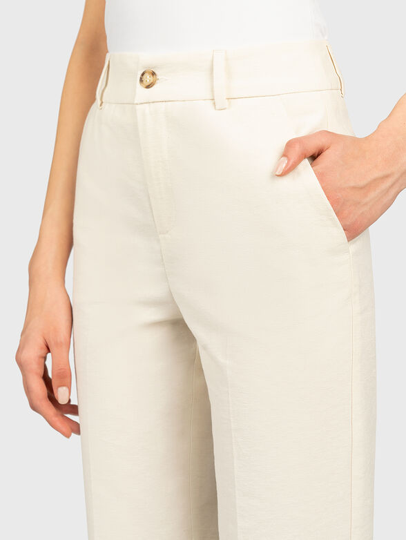High-wasted chino trousers - 4