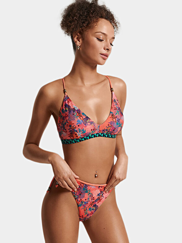 Bikini top with tropical accents - 2