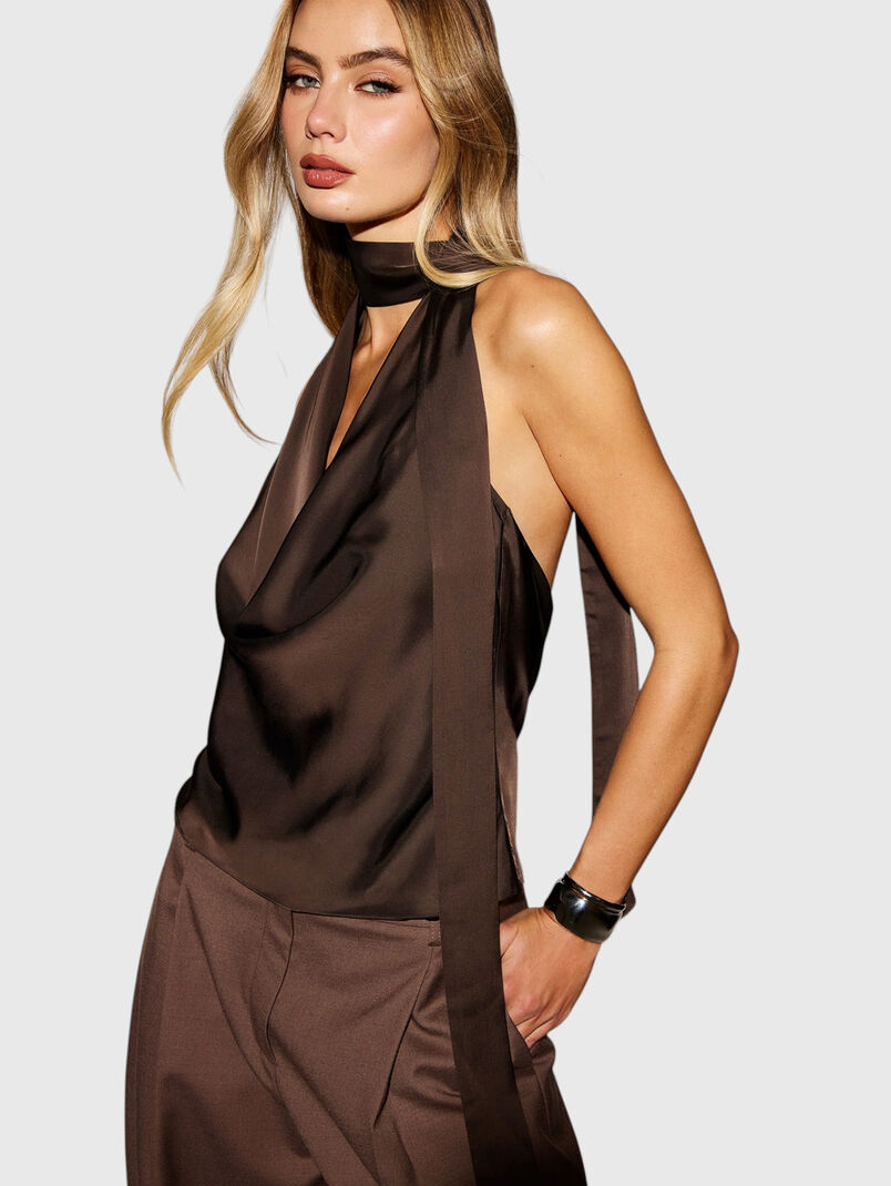 Halter foulard top - 3