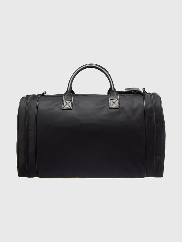 Black holdall with logo detail - 1