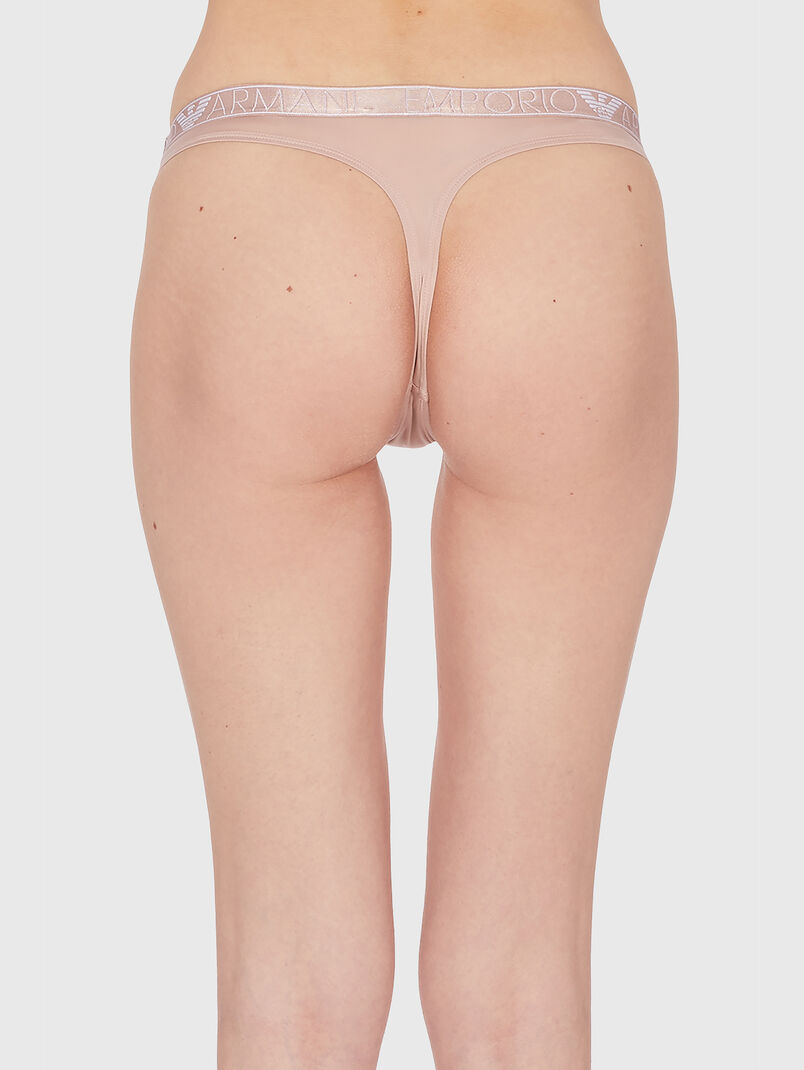 Set of two pairs of G-string with logo - 3