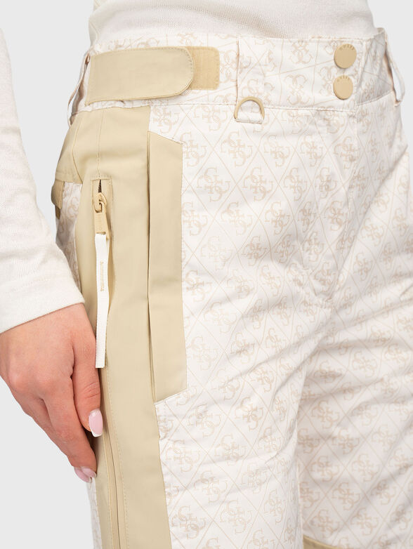 Ski trousers with monogram logo - 5
