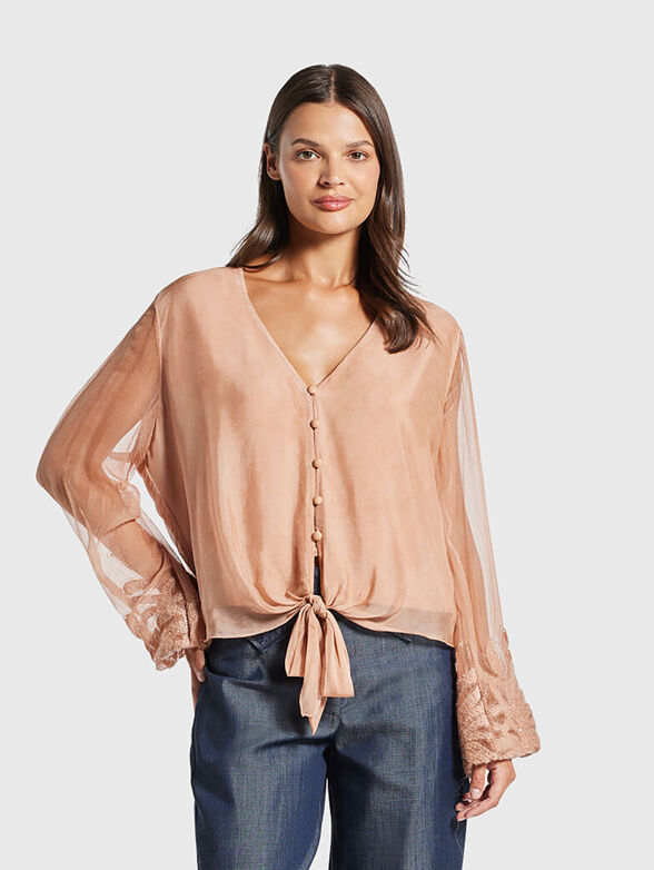 CAMILLA blouse with buttons - 1