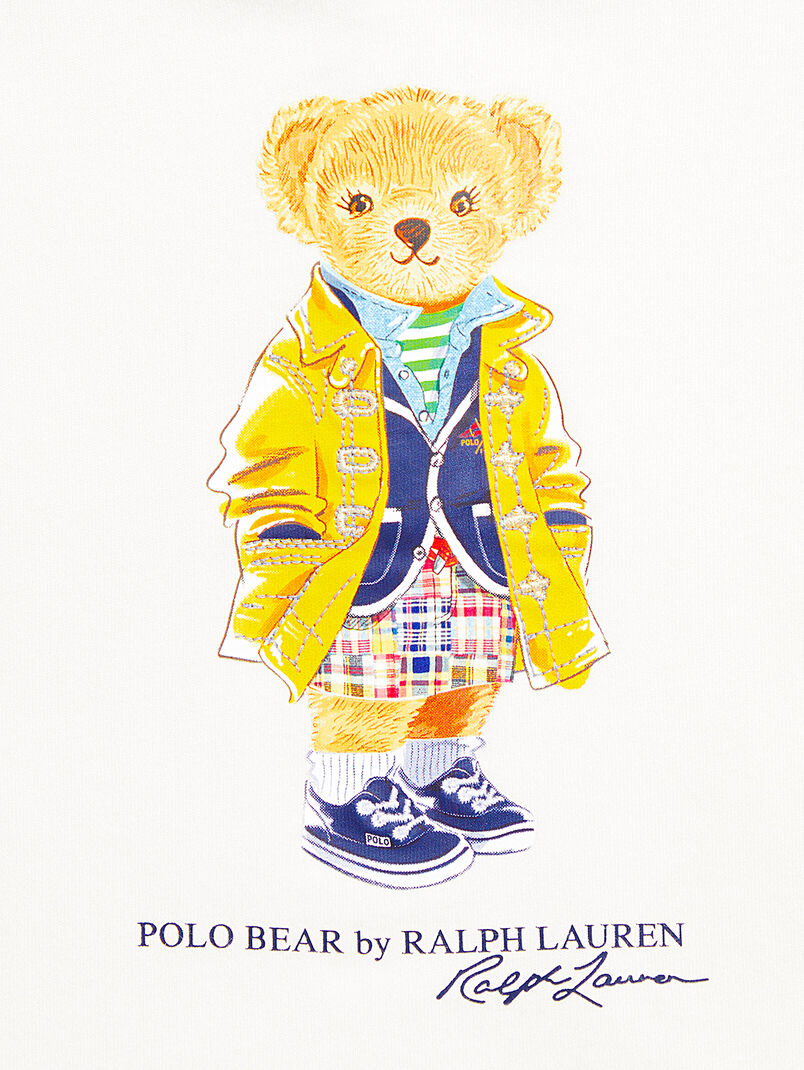 Cotton T-shirt with Polo Bear print - 3