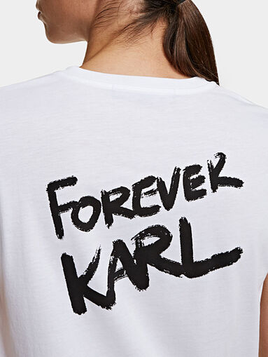 Cotton black tee - 3