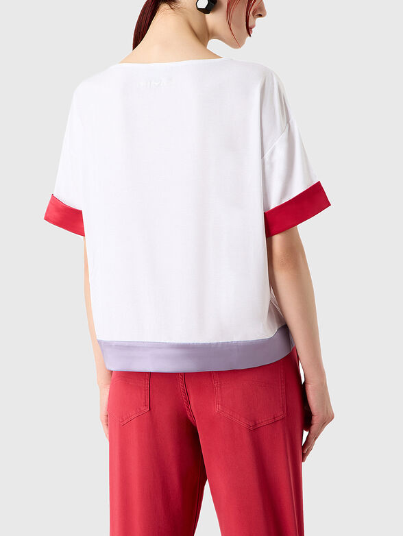 T-shirt with contrasting sleeves - 3