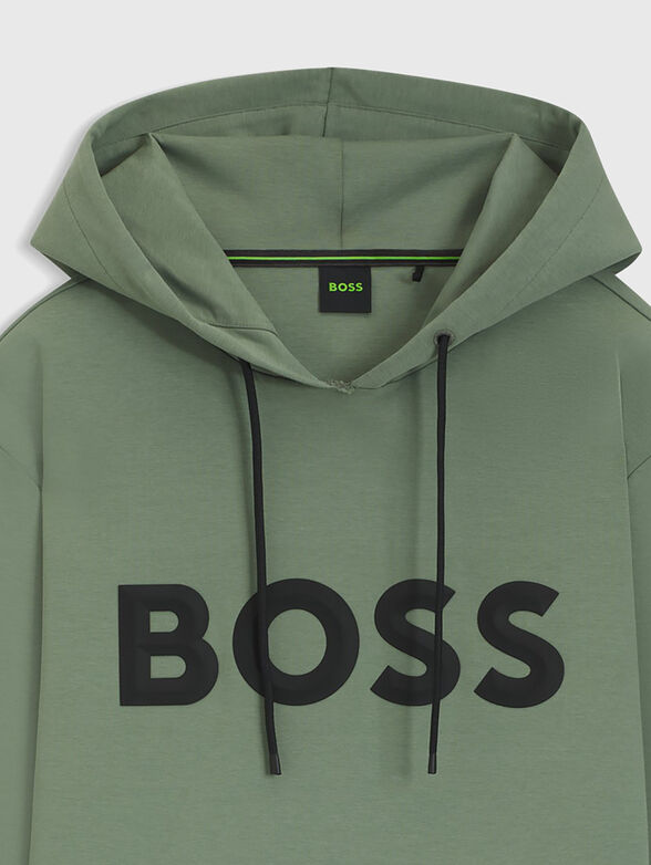 Cotton sweatshirt with accent logo - 2