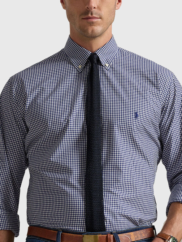Check shirt with long sleeves - 4