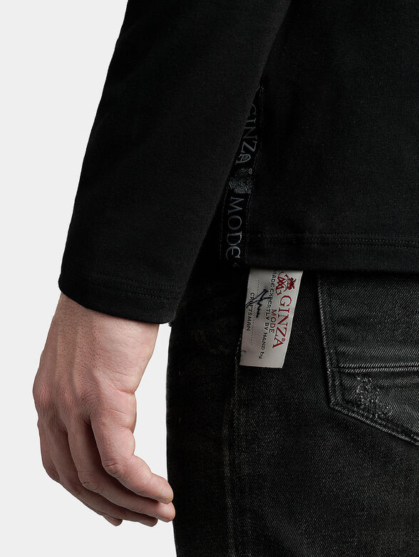 Blouse with prints and letterings - 5