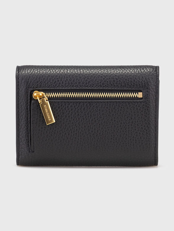 Leather wallet with grainy effect - 2