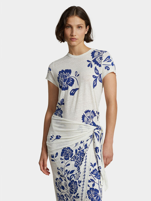 Dress with floral motifs - 1