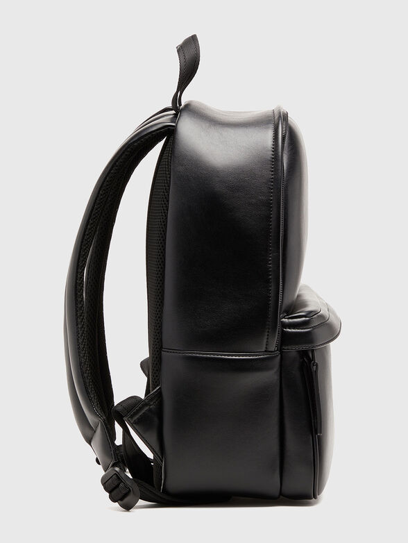 HOLI-D faux leather backpack with logo - 4